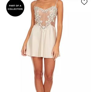 Flora Nikrooz Showstopper Lingerie Chemise Nightgown size S